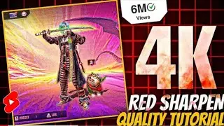 RED SHARPEN VIDEO QUALITY TUTORIAL | ANDROID & PC | ADOBE AFTER EFFECTS & CAPCUT