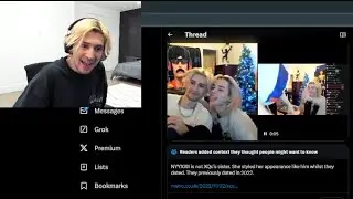 xQc reacts to kissing his sister