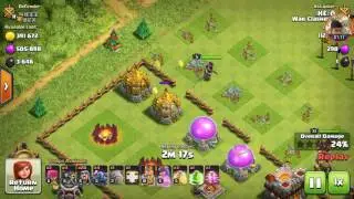 Luckily I had got loot in rushed based.i had cleared 3* by using 2 archers and my King and my Queen.