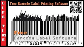 Lifetime Free 2D Barcode, Code 128, EAN and QR Code Label Printing Software