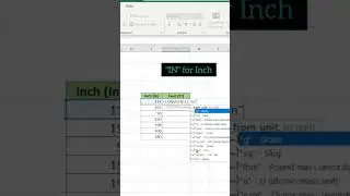 HOW TO CONVERT INCH TO FEET IN EXCEL