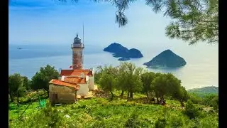Likya yolu nun en güzel etabı _ Karaöz ,Korsan koyu ,Gelidonya feneri ve kampı ,Adrasan 24 km. 1 Blm