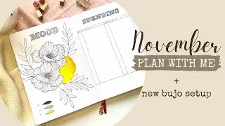 November 2021 Plan With Me | NEW BULLET JOURNAL SETUP for 2022