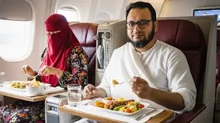 Gulf Air business class REVIEW 🇧🇭 Flying from Bahrain to Jeddah (Falcon Gold)