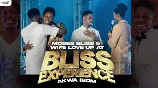 The romantic moment Moses Bliss invited wife Marie on stage at Bliss Experience