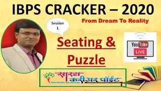 IBPS Cracker 2020 #SeatingArrangement and #PuzzleTest