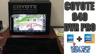 Cargo GPS navigator with video recorder COYOTE 940 DVR PRO with two IGO - PRIMO and NEXTGEN 2020Q4