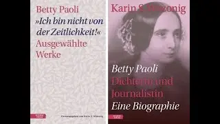 Buchpräsentationen Betty Paoli & Karin S. Wozonig | 5.11.2024