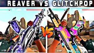 Reaver Vandal VS Glitchpop Vandal Comparison || Which One Is The Best Vandal Skin In Valorant ||