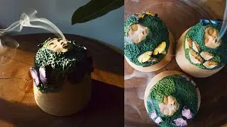 Relaxing ASMR POTTERY ART VIDEO - Satisfying Sounds : mesmerizing clay and ceramic masterpieces