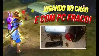 DUVIDARAM QUE EU JOGO NO CHÃO E SEM MOUSEPAD ! PRO PLAYER EMULADOR DESCONHECIDO (FREE FIRE)