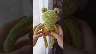 #лягушка #amigurumi #knitting #вязание #frog
