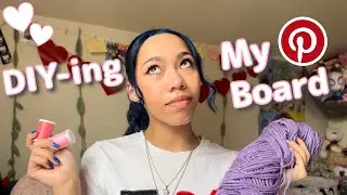 DIYing My Pinterest Board🧵💗