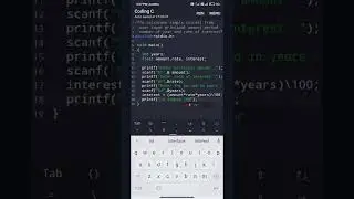 #9 | Calculate interest, priod of amount and rate of interest program in c #coding#short#youtube#it