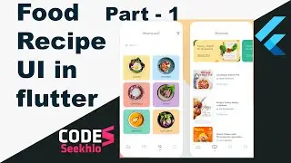 Food recipe design UI app part-1