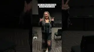 When Gen Z joins the usher team and thinks ✌️ means “Bet. Slay.” 😅