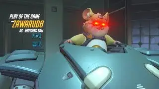 Overwatch Wrecking Ball (Hammond) Triple Boop POTG