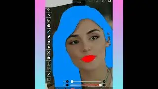 Hande Erçel mavi saç, kırmızı makyaj, yeşil göz (SAÇ BOYAMA EDİTLERİ)