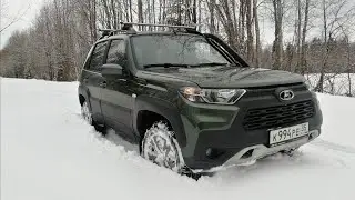 ЛАДА Нива ТРЕВЕЛ 2021. По МОКРОМУ СНЕГУ в СТАРУЮ ДЕЛЯНКУ. Как ИЗБАВИТЬСЯ от СТУКОВ в ТРАНСМИССИИ.