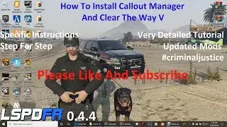 Updated How To Install Callout Manager And Clear The Way V.