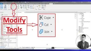 Revit Modify Tools | Cope | Cut Geometry | Join Geometry