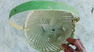 How I make a beautiful and unique bamboo basket