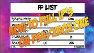 How to pull ips ps4/xbox/pc