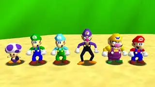Super Mario 64 (6 Players) - Full Game 100% Walkthrough