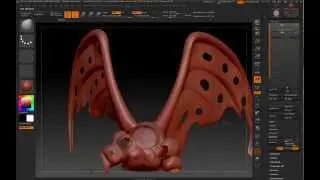 ZBrush | Speed tutorial make holes in planar surfaces