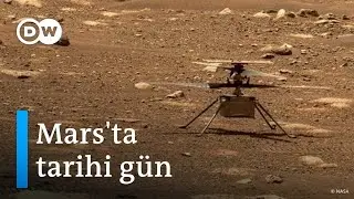Mars'ta bir helikopter uçtu I Kızıl Gezegen'de 