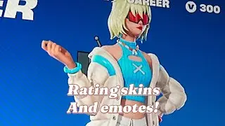 Rating Fortnite skins and emotes!