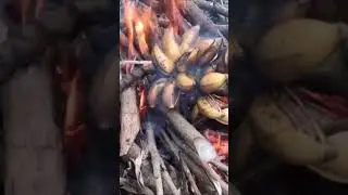 Grilling Ripe Bananas