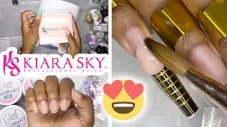 DIY Testing Acrylic Nails Kit - Kiara Sky Burberry Nails