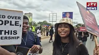 “Stop galamsey now!,” protester’s cry at the 