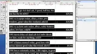 Adobe InDesign CS2 - Nested Styles