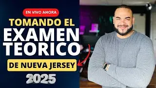💥Tomando el EXAMEN TEÓRICO de Nueva Jersey 2025 ¡En VIVO y SIN TRAMPAS! 🚗🔥 ¿Cuántas fallé?