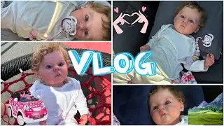 Vlog: Traveling with reborn doll Malika! We're driving to the seaside! 🌊