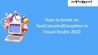 How to break on .NET TaskCanceledException in Visual Studio 2022