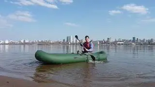 Байдарка Gora63 на Туристском острове (Самара)