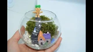Как сделать флорариум с домиком