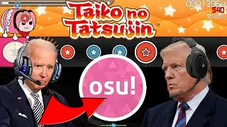 Trump and Biden Play osu!taiko