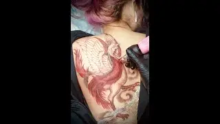 RED PHOENIX by ANNAHANGTATTOO
