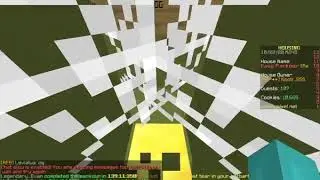 parkour in minecraft (this jump took over 400 attempts)
