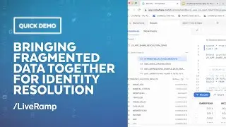 Quick Demo | Building a Wholistic View of  Customers with LiveRamp