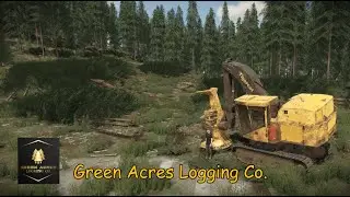 FS22 Forestry! Cutting sticks for the chipper! 