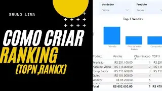 Como criar ranking no Power BI - (TOPN e RANKX)