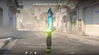 CS2 Source 2 Bowie Knife Gamma Doppler Phase 4