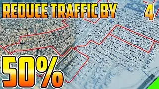 How to IMPROVE TRAFFIC by 50% - Cities Skylines