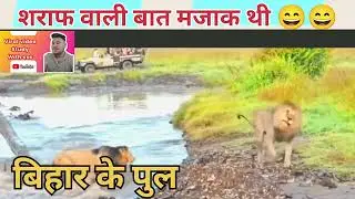 शराव वाली बात मजाक थी || बिहार के पुल|| 😃😃.. #bihar  #biharpul #comedy