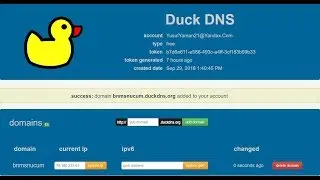 Sayısal ipyi Yazısal İpye (Dns e) Çevirme - İP Sabitleme / DuckDns - Sunucu(Server) Açma